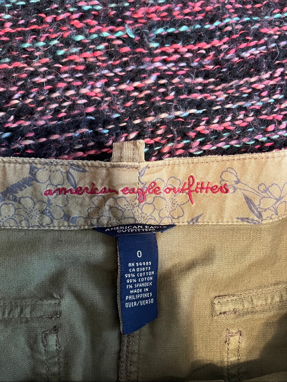 American Eagle Tan Cargo Utility Skirt with Belt - Picture 2 of 4